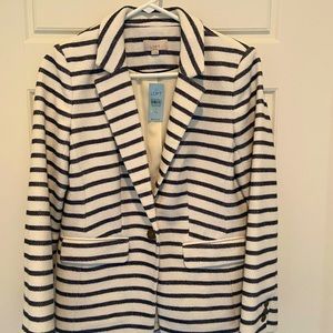 Loft striped blazer